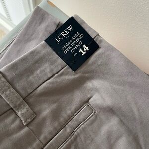 J.Crew Factory High-Rise Girlfriend Chino Pants NWT size14 women’s